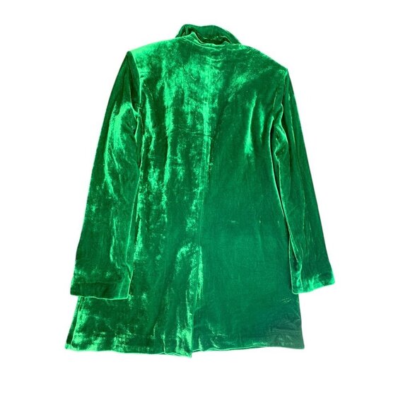 Endless Rose Women S Velvet Single Breasted Blazer Light Green NWT - Picture 3 of 7
